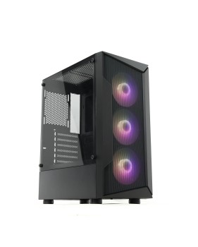 CASE ARES R28 4FAN ARGB BLACK